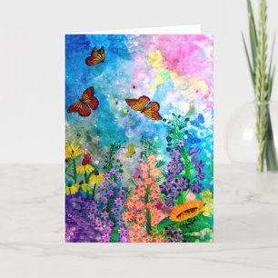 Butterfly Garden Card