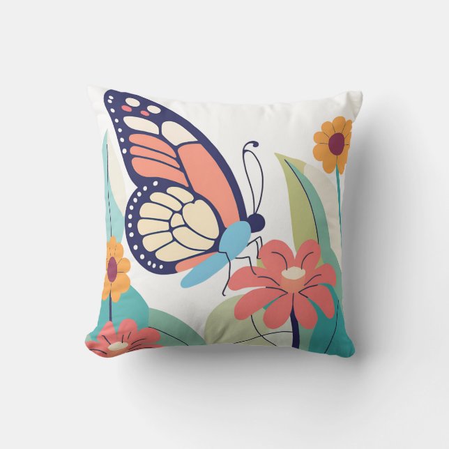 Butterfly Garden Cushion (Front)
