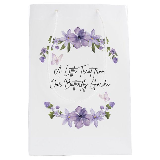 Butterfly Garden Favour Bag (Front)