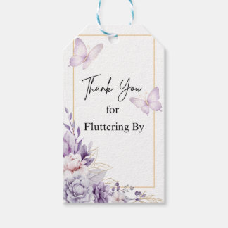 Butterfly Garden Gift Tag