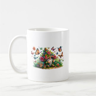 Butterfly Garden Gnome Mug