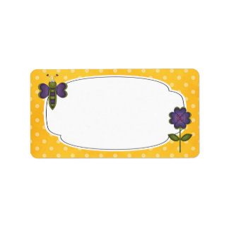 Butterfly Garden Label