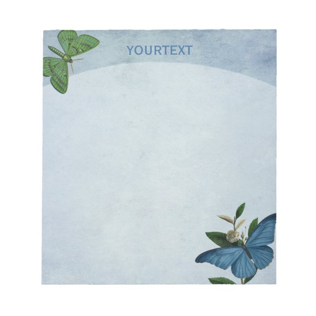 Butterfly Garden Notepad (Front)