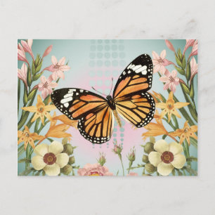 Butterfly Garden-postcard Postcard