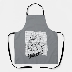 Butterfly Garden Sketches Apron