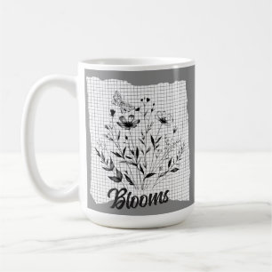 Butterfly Garden Sketches Coffee Mug