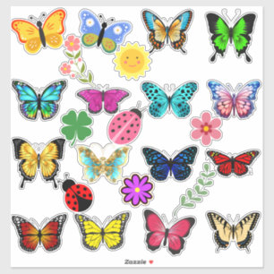 Butterfly Garden Sticker Collection