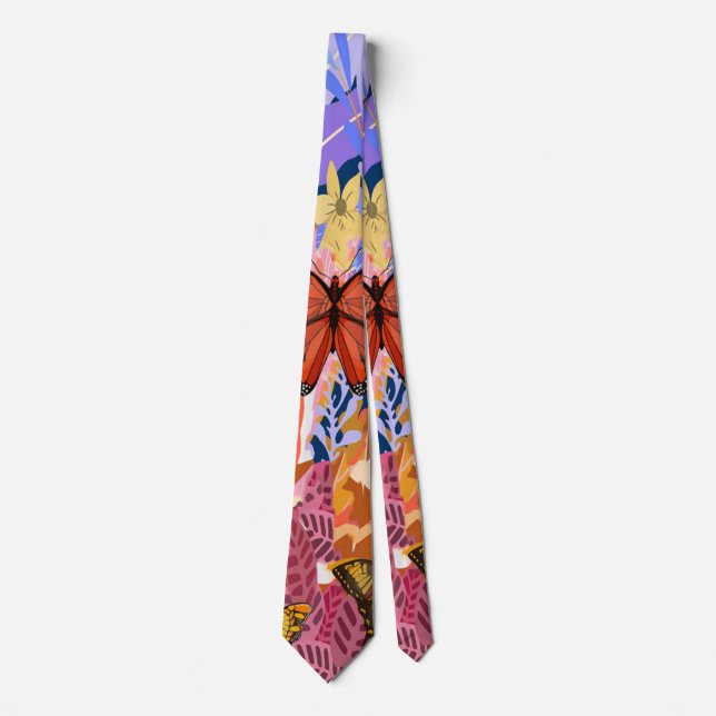Butterfly Garden Tie (Front)