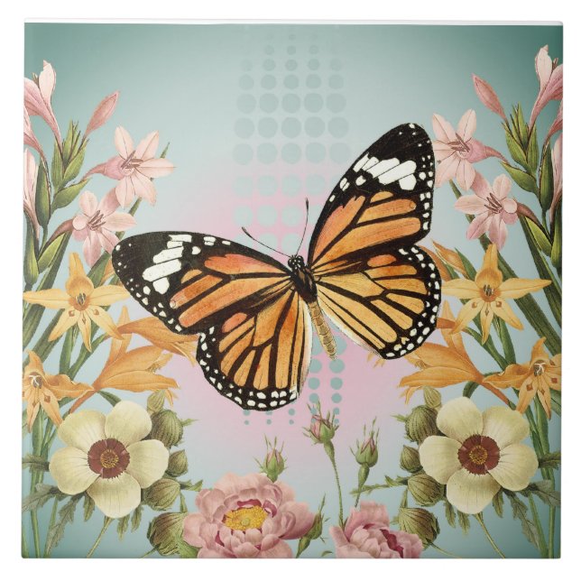 Butterfly Garden-tile Tile (Front)