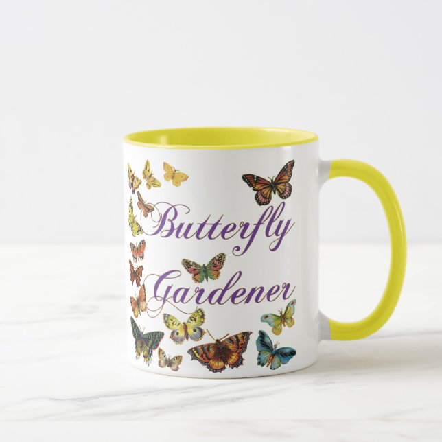 Butterfly Gardener Saying Mug (Right)