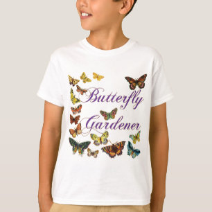 Butterfly Gardener Saying T-Shirt