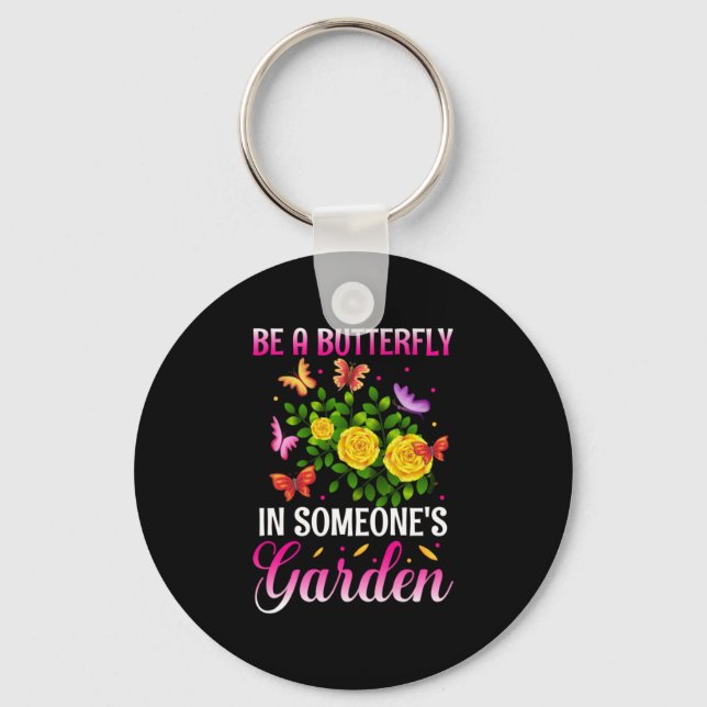 Butterfly Gift | Be A Butterfly Key Ring (Front)