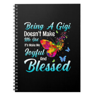 Butterfly Gift Being A GiGi Notebook