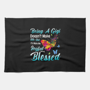 Butterfly Gift   Being A GiGi Tea Towel