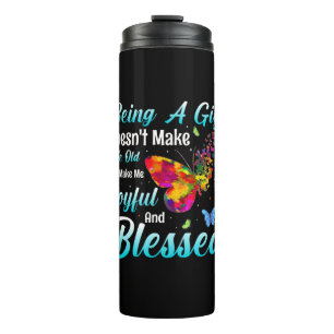 Butterfly Gift   Being A GiGi Thermal Tumbler