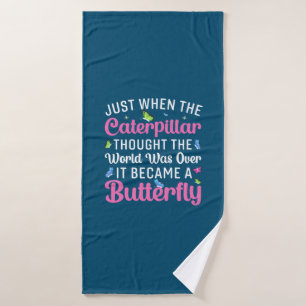 Butterfly Gift   It Became A Butterfly Bath Towel