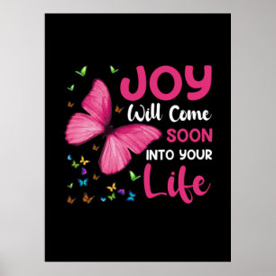 Butterfly Gift   Joy Will Come Soon Poster
