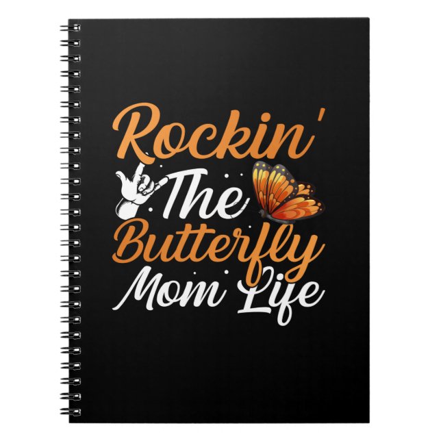 Butterfly Gift | Rockin The Butterfly Notebook (Front)