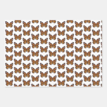 Butterfly gift wrap paper