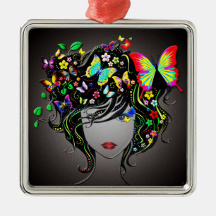 Butterfly Girl 1 Ornament