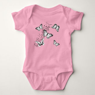 Butterfly Girl One-piece Baby Bodysuit