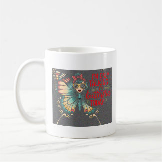 Butterfly Girl - Only Talking to Butterflies Coffee Mug