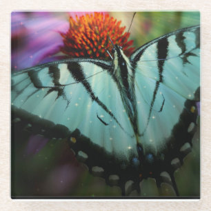 Butterfly Glass Coaster