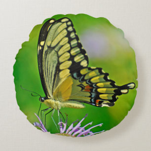 Butterfly Glory Round Cushion