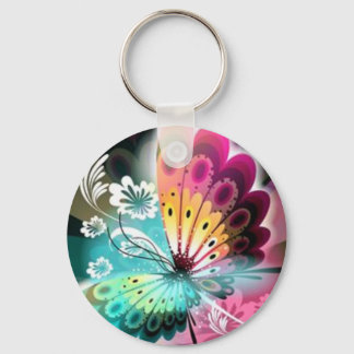 Butterfly Glow Key Ring