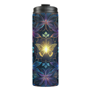Butterfly Glow  Thermal Tumbler