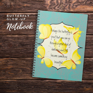 Butterfly Glow-Up Notebook Your Daily Inspiration