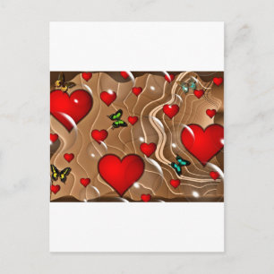 Butterfly & Gold Postcard