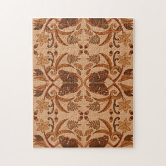 Butterfly Golden Brown Autumn Fall Jigsaw Puzzle
