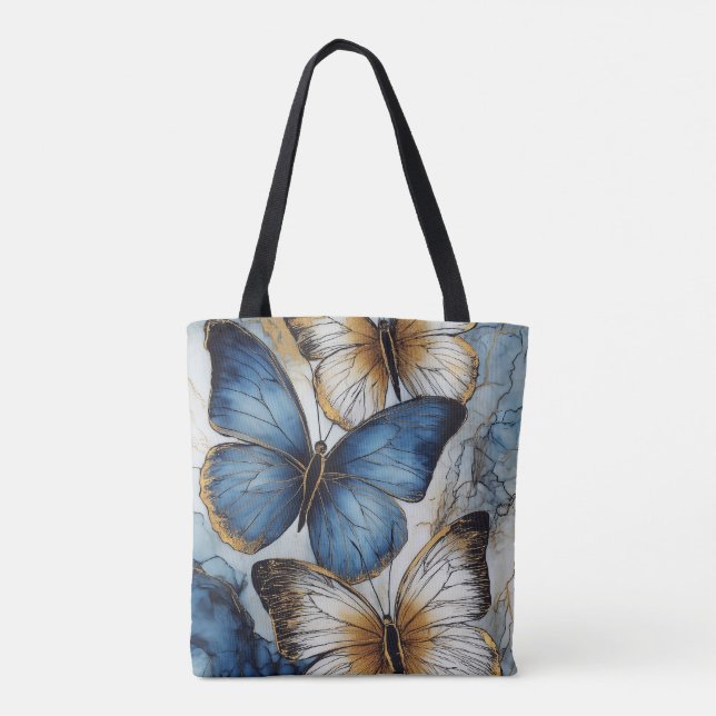 Butterfly grace tote bag (Back)