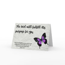 Butterfly Graduation Card-The Lord's Purpose