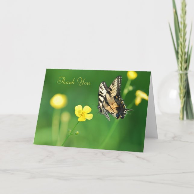 Butterfly Greeting Gard Card (Front)