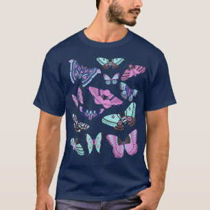 Butterfly Grunge Fairycore Insect Aesthetic Moth C T-Shirt