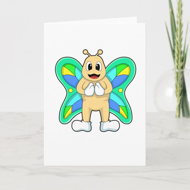 Butterfly happy card (Front)