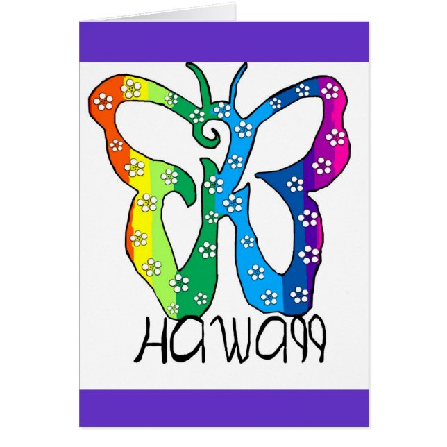 Butterfly Hawaii saying (Front)