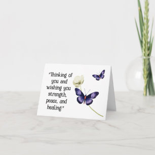 Butterfly Healing Card