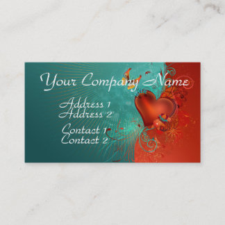 Butterfly Heart Business Card