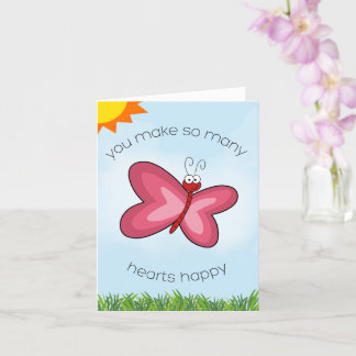 Butterfly Heart Card