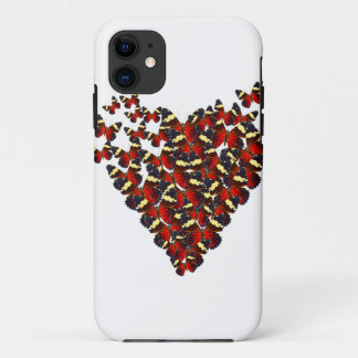 Butterfly heart iPhone 11 case