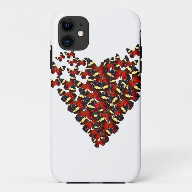 Butterfly heart Case-Mate iPhone case (Back)