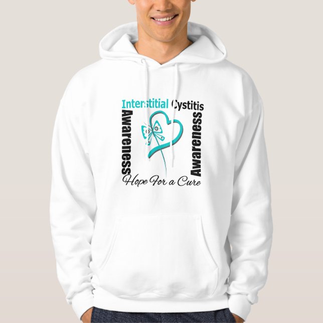 Butterfly Heart - Interstitial Cystitis Hoodie (Front)