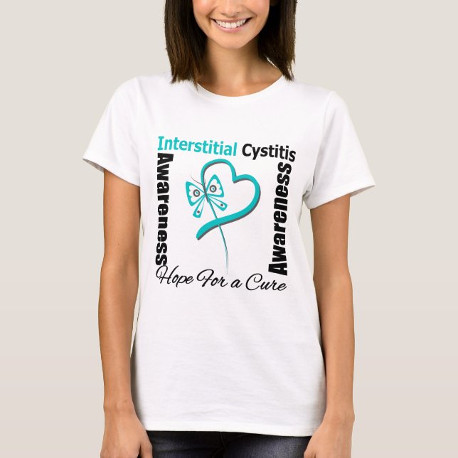 Butterfly Heart - Interstitial Cystitis T-Shirt (Front)