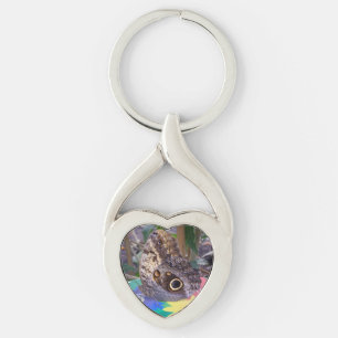 Butterfly Heart Keychain