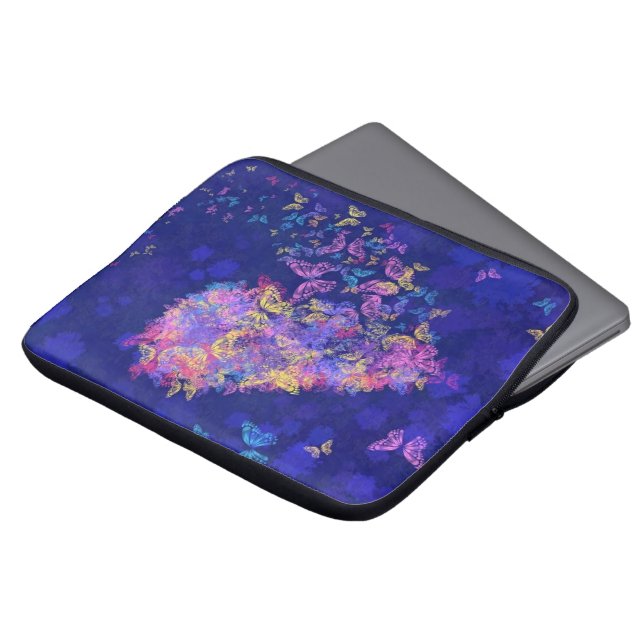 Butterfly Heart - Love Laptop Sleeve (Front Top)