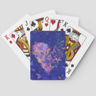 Butterfly Heart - Love - Playing Cards