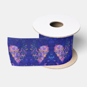 Butterfly Heart - Love Satin Ribbon